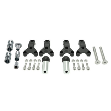 Kit fixation Rtech pour protège-mains HP3 Ø22/28,6mm