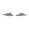 Paire de plaques latérales Rtech Quantum Grey