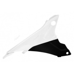 Caches boîte à air Rtech blanc/noir KTM EXC/EXC-F