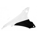 Caches boîte à air Rtech blanc/noir KTM EXC/EXC-F