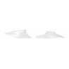 Paire de plaques latérales Rtech blanc
