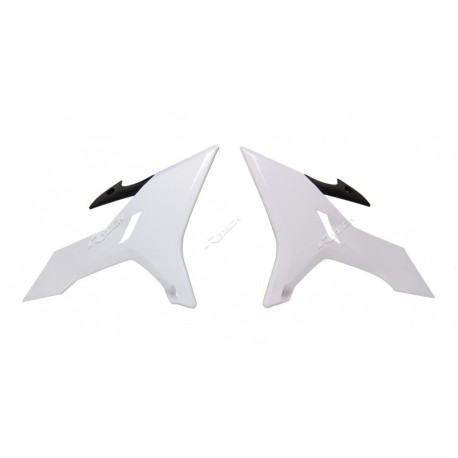 Ouïes de radiateur Rtech Revolution blanc Yamaha YZ125/250