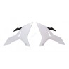 Paire d'ouïes de radiateurs Rtech Revolution blanc Yamaha YZ125/250