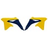 Paire d'ouïes de radiateurs Rtech Jaune / bleu RM-Z 450 2008-10