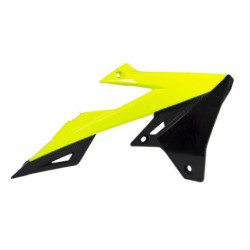 Ouïes de radiateur Rtech jaune fluo/noir Suzuki RM-Z450
