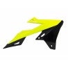 Paire d'ouïes de radiateurs Rtech jaune fluo/noir Suzuki RM-Z450