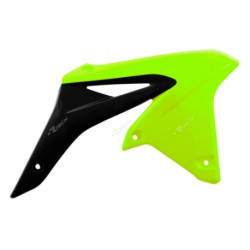 Ouïes de radiateur Rtech jaune fluo/noir Suzuki RM-Z250