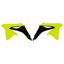 Ouïes de radiateur Rtech jaune fluo/noir Suzuki RM-Z450