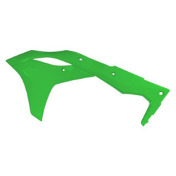 Ouïes de radiateur Rtech vert Kawasaki KX250F