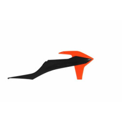 Ouïes de radiateur Rtech noir/orange KTM