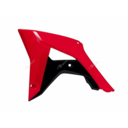 Ouïes de radiateur Rtech couleur origine (2017) rouge/noir Honda CRF450R