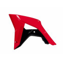 Ouïes de radiateur Rtech couleur origine (2017) rouge/noir Honda CRF450R