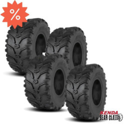 Train de pneus Utilitaire KENDA QUAD BEAR CLAW K299 6PR (2 x 25X8-12 + 2 x 25X10-12)