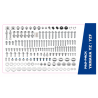 Boite de vis complète (Pro Pack) YZ YZF