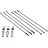 Kit rayons HAAN WHEELS 18 pouces argent/têtes de rayons argent 32 pièces