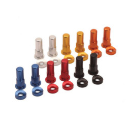 Écrous et rondelles de blocage de jante RFX Pro (Noir) 2pcs