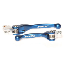 Jeu de leviers retournables forgés RFX Race (Bleu) - Yamaha YZ65/ 85