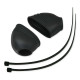 Protections caoutchouc de repose-pied RFX Race (Noir) universel
