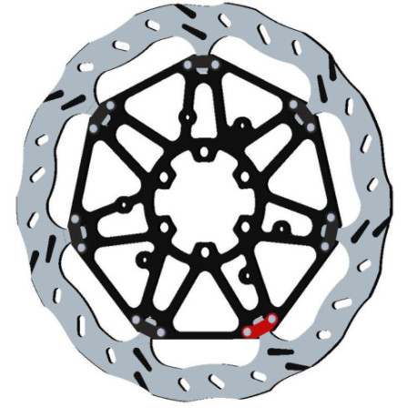 Disque de frein BRAKING Epta pétale flottant