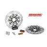 Kit Disque de frein Oversize BRAKING Wave flottant - 320 OKWK12