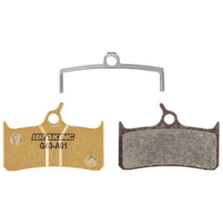 Plaquettes de frein vélo BRAKING Carbo-Metallic