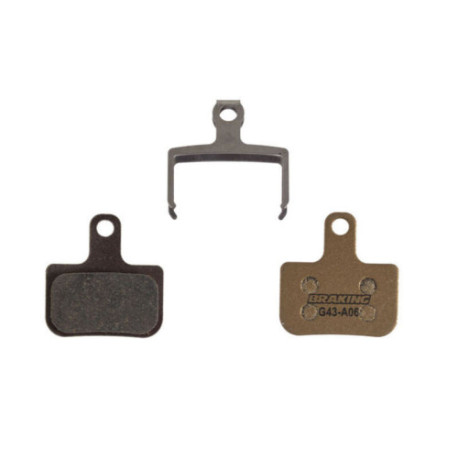 Plaquettes de frein vélo BRAKING Carbo-Metallic