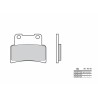 Plaquettes de frein BREMBO route carbone céramique - 07GR7707
