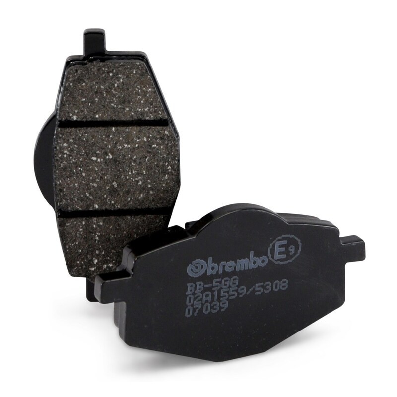 Plaquettes de frein BREMBO Scooter carbone céramique - 07039CC Plaquettes de frein BREMBO Scooter carbone céramique - 07039CC