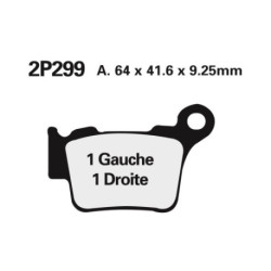 Plaquettes de frein NISSIN route /Off-Road métal fritté - 2P-299ST