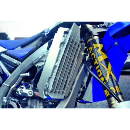 Protections de radiateurs aluminium AXP Bleu Yamaha WR 250F 15-19 / WR 450F 16-18