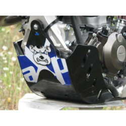 Sabot moteur AXP PHD 6mm Noir / Bleu Sticker Yamaha YZ 250F 10-13