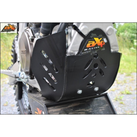 Sabot moteur AXP PHD 6mm Noir / Rouge Sticker Yamaha YZ 450F 14-17 / YZ 250F 15-18