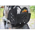 Sabot moteur AXP PHD 6mm Noir / Rouge Sticker Yamaha YZ 450F 14-17 / YZ 250F 15-18