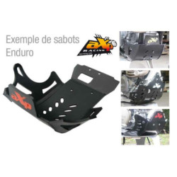 Sabot moteur AXP PHD 6mm Noir Gas-gas EC200 / EC250 / EC300 01-09