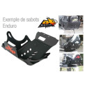Sabot moteur AXP PHD 6mm Noir Gas-gas EC200 / EC250 / EC300 01-09