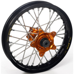 Roue complète Haan wheels SX 85 21- 14 -1,60 cercle noir / moyeu orange