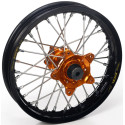 Roue complète Haan wheels SX 85 21- 16 x1,85 cercle noir / moyeu orange