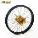 Roue complète Haan wheels RM 125 99- 19 x 1,85 moyeu or / cercle noir