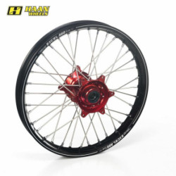 Roue complète Haan wheels CRF 450 13- / CRF 250 14- 18 x 2,15 moyeu rouge / cercle Excel A60