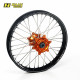 Roue complète Haan wheels KTM SX et SXF 13-22 19 x 2,15 moyeu orange / A60 cercle noir