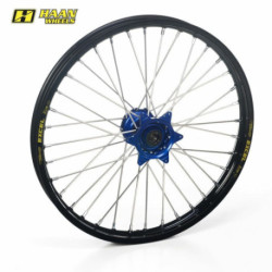 Roue complète Haan wheels SX 85 12- 19 x 1,40 cercle noir / moyeu bleu