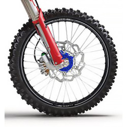 Roue complète Haan wheels KTM SX / SX-F 15-. TC / FC / 15- TE / FE 16-. 21 x 1,60 moyeu bleu / A60 noir