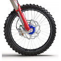 Roue complète Haan wheels KTM SX / SX-F 15-. TC / FC / 15- TE / FE 16-. 21 x 1,60 moyeu bleu / A60 noir