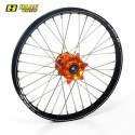 Roue complète Haan wheels KTM SX / SX-F 15- EXC / F 16- 21 x 1,60 moyeu orange / noir cercle Excel A60