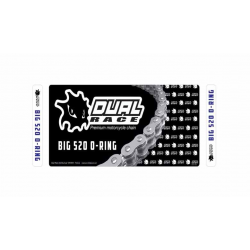 Chaîne DUAL RACE BIG 520 Joints toriques O-ring 118 maillons
