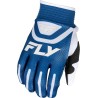 Gants enfant FLY RACING F-16 - bleu foncé/blanc taille XXS