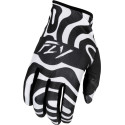 Gants enfant FLY RACING Lite L.E. Abyss  blanc/noir taille L