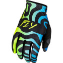 Gants enfant FLY RACING Lite S.E. Zen  noir/bleu/Hi-Vis taille L