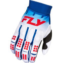 Gants FLY RACING Evolution DST  blanc/rouge/bleu taille XXL