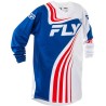 Maillot enfant FLY RACING F-16  rouge/blanc/bleu M